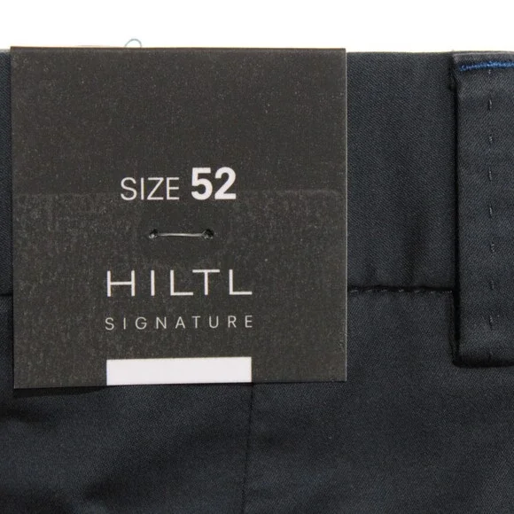 Hiltl NWT Peaker Chinos / Casual Pants Size 52 US 36 Regular Blue Cotton Blend